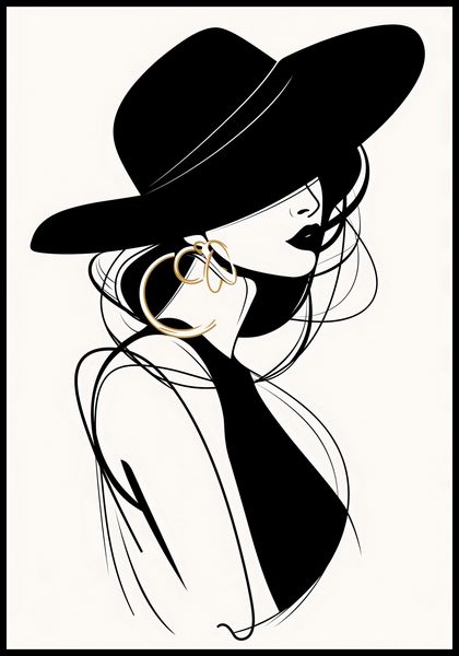 Plakat 68x98cm Uwikłana Elegancja zdjęcie 2