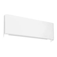 Kinkiet LAMPA ścienna ZELDA 03553 Ideus prostokątna OPRAWA metalowa LED 10W 4000K przyścienna biała