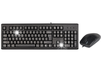 Zestaw klawiatura i mysz KM-720 OP-620DS USB Laserowa Klawisze DO BIURA