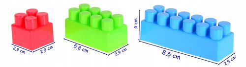 klocki konstrukcyjne BAJA 300 elementów worek na Arena.pl