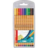 cienkopis point 88 kpl. 10 kol. etui 8810