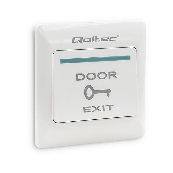 Qoltec Przycisk wyjścia biały zdjęcie 7