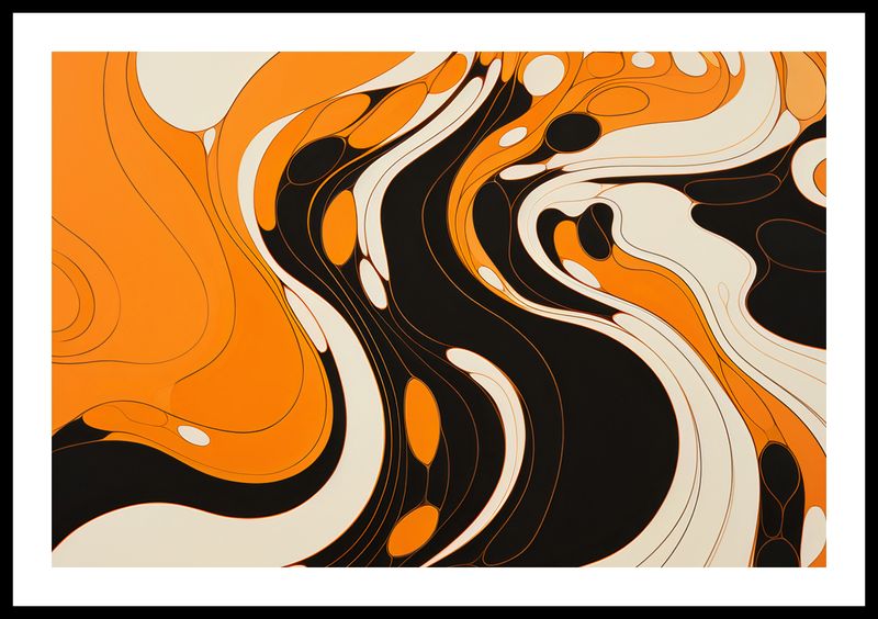 Plakat 60x40cm Tańczący Atrament zdjęcie 3
