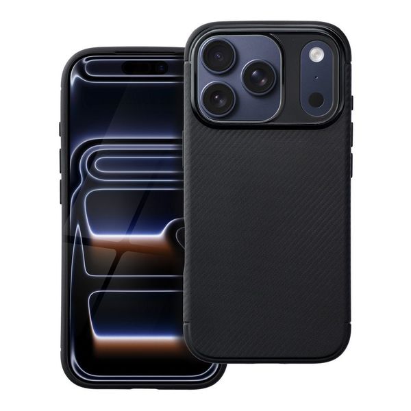 Futerał CARBON PREMIUM do IPHONE 17 Pro czarny zdjęcie 1
