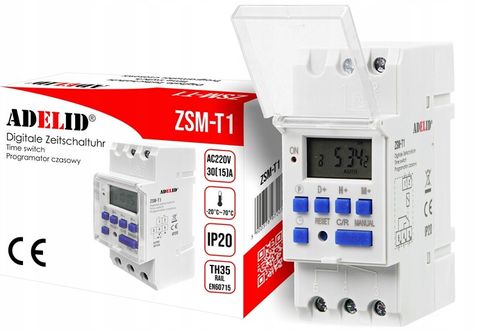 PROGRAMATOR CZASOWY NA SZYNĘ CYFROWY TYGODNIOWY na Arena.pl