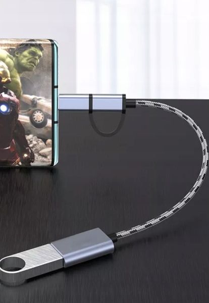 2 w 1 | Adapter | USB - A |--> USB-C |--> Micro - USB | zdjęcie 6