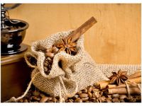 50X70CM AROMATYCZNA KAWA OBRAZ POKOJU DREWNINE