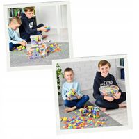 KLOCKI KONSTRUKCYJNE WAFLE MELI Basic Travel Box 250 EL GOFRY PUZZLE