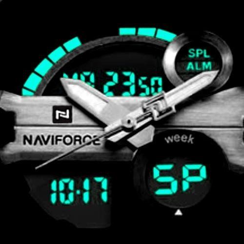 ZEGAREK MĘSKI NAVIFORCE GLOCK (zn039c) - black/red zdjęcie 4