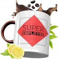 Kubek Bordowy Dla Pracownika Na Urodziny Prezent Z Nadrukiem Ze Zdjęciem