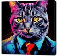 Obraz 90x90cm Kolorowy Bizneskot