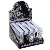 zapalniczka żarowa turbo black & white i 50 szt