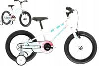 Rower dziecięcy 16" KROSS Mini 3.0 biały seledynowy R24