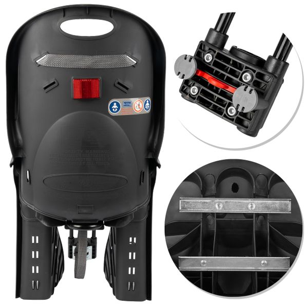 Fotelik rowerowy dziecięcy na tył do 22kg zdjęcie 11