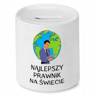 Skarbonka Dla Prawnika Najlepszy Na Świecie Z Nadrukiem Ze Zdjęciem