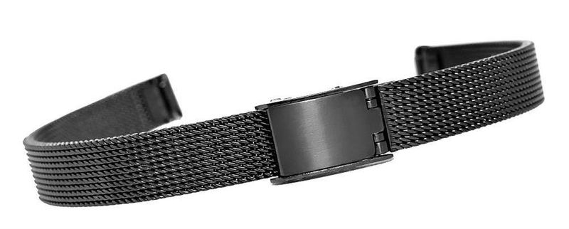 Bransoleta IPB Czarna Mesh 8 mm JK8B zdjęcie 1