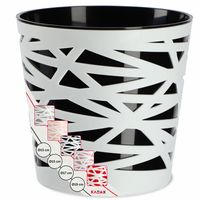 Doniczka Osłonka Na Kwiaty Parapet Czarna 19cm