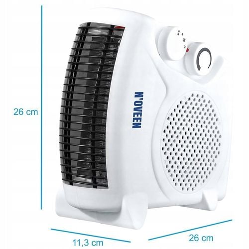 TERMOWENTYLATOR FARELKA GRZEJNIK ELEKTRYCZNY BIAŁY NAWIEW CICHY MOCNY na Arena.pl