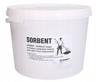 Sorbent granulat uniwersalny benzyna olej smar farby sypki 10l wiaderko