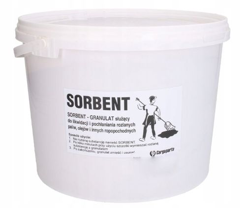 Sorbent granulat uniwersalny benzyna olej smar farby sypki 10l wiaderko na Arena.pl