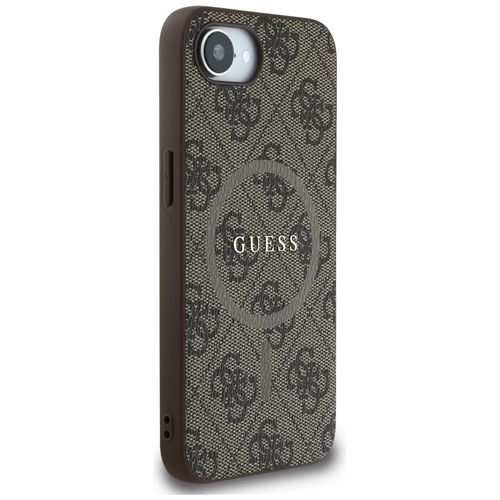 etui guess 4g ring classic logo magsafe  do iphone 16e brązowy na Arena.pl