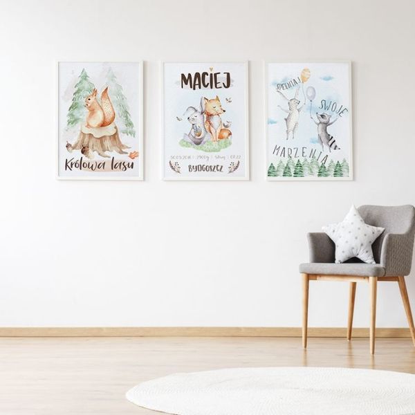 Plakat Metryczka P117- rozmiar plakatu A3 (29,7 cm x 42 cm) zdjęcie 3