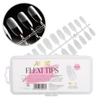 Tipsy do szybkiego przedłużania paznokci Flexi Tips AlleLac oval 240 szt