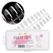Tipsy do szybkiego przedłużania paznokci Flexi Tips AlleLac oval 240 szt