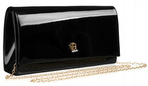 Damska torebka wizytowa kopertówka Rovicky elegancka z łańcuszkiem na ramię na Arena.pl