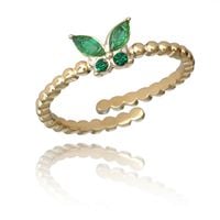 Pierścionek Stal Chirurgiczna Platerowana Złotem Pst897Zie