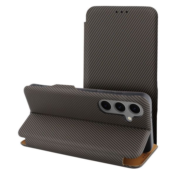 Kabura FOLIO Side Magnet do SAMSUNG A15 brązowy zdjęcie 1
