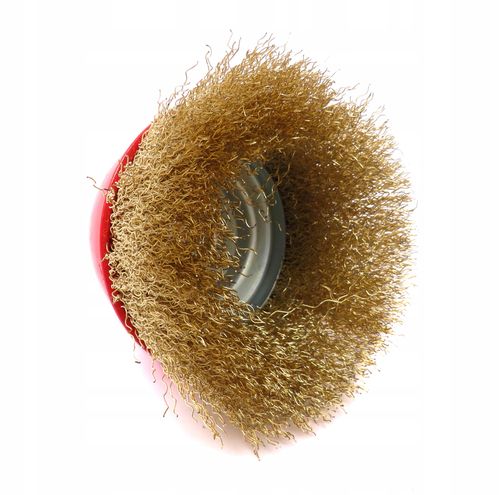 SZCZOTKA DRUCIANA 125mm M14 MOSIĄDZOWANA CZOŁOWA na Arena.pl