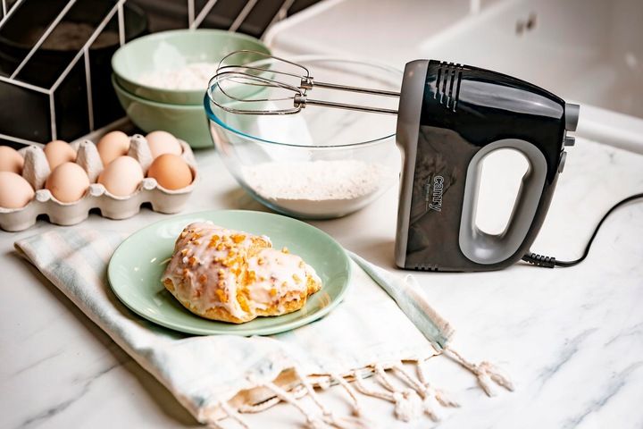 Mikser ręczny Robot kuchenny 750W 5 biegów + TURBO 4 Mieszadła Wolny start zdjęcie 14