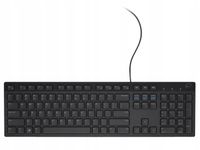 Klawiatura USB Dell KB216 czarna QWERTY US Polski Układ - bez naklejek