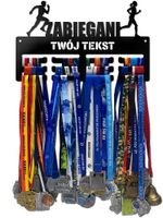 Wieszak na medale ZABIEGANI twoje imię dowolny tekst 167.3