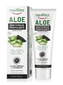 EQUILIBRA Aloe Pasta do zębów oczyszczająca z aktywnym węglem 75ml