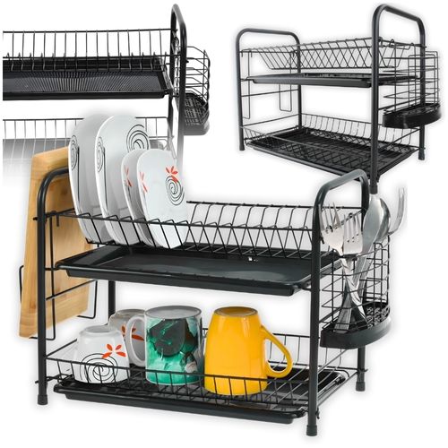 Duża dwupoziomowa suszarka do naczyń na Arena.pl