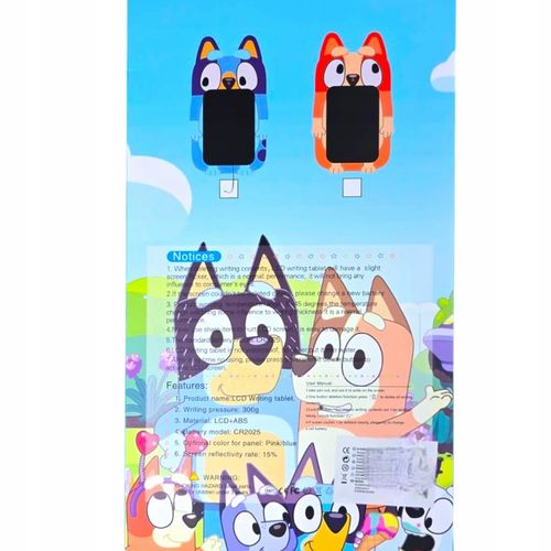BLUEY I BINGO TABLET DO RYSOWANIA DLA DZIECI TABLICA EDUKACYJNA 8 CALI na Arena.pl