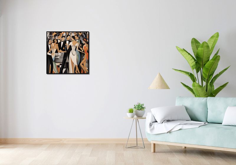 Plakat 60x60cm Bal w Art Deco zdjęcie 4