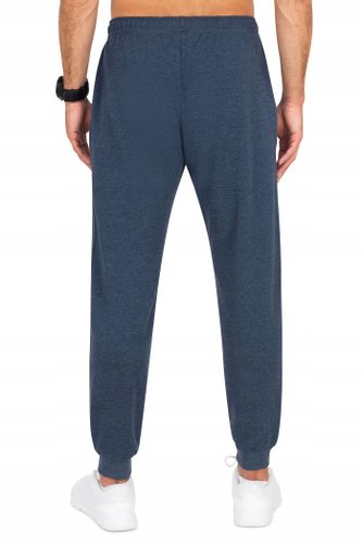 Spodnie męskie granat melanż Żanklod Rozmiar - 4XL na Arena.pl