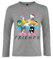 Koszulka z długim rękawem Kuromi i Przyjaciele