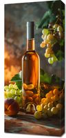Obraz 40x90cm Bursztynowe Wino