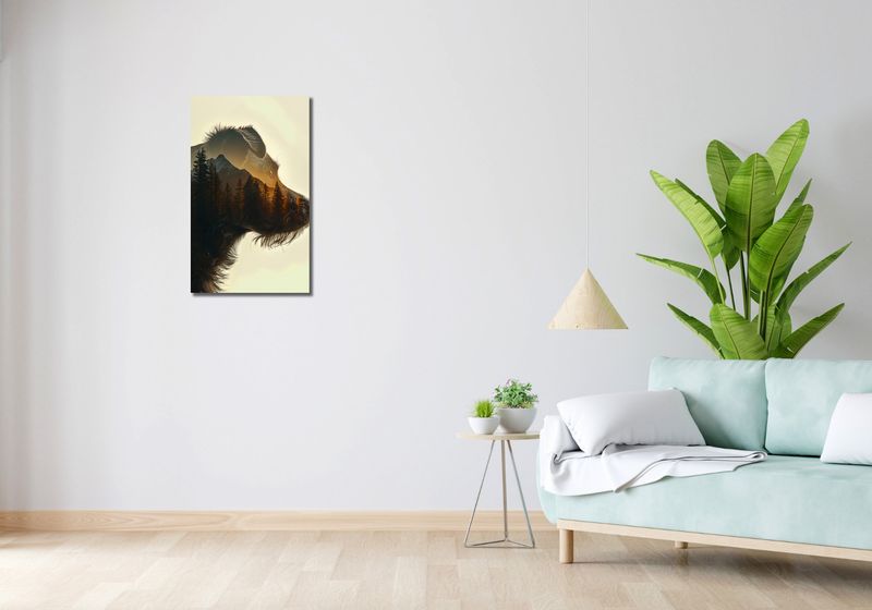 Obraz 40x70cm Psi Duch Lasu zdjęcie 2