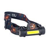 LATARKA CZOŁOWA LED 2W 1200MAH 6000K IP20 MAGNES USB