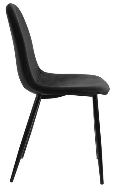 Krzesło tapicerowane GIULIA VELVET BLACK zdjęcie 6