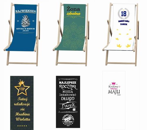 Leżak Leżaki z Nadrukiem Nadruk +Projekt REKLAMA na Arena.pl