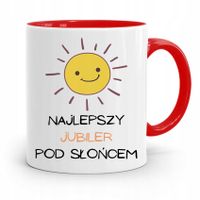 Dla Jubilera Kubek Czerwony Najlepszy Jubiler Z Nadrukiem Ze Zdjęciem
