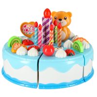 DLA DZIECI TORT URODZINOWY DO KROJENIA KUCHNIA NIEBIESKI