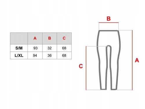 Legginsy z Wysokim Stanem Kryjące Czarne Klasyczne Getry Modne MORAJ S/M na Arena.pl