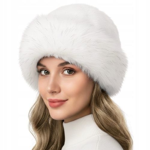 CZAPKA DAMSKA ZIMOWA MODNA ELEGANCKA CIEPŁA SZTUCZNE FUTERKO na Arena.pl
